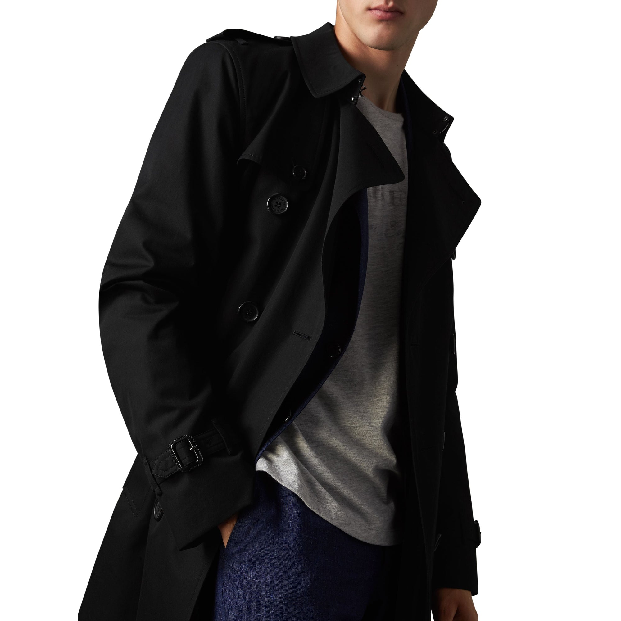 BLACK The Kensington – Trench mi-long