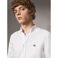 WHITE Chemise Oxford en coton