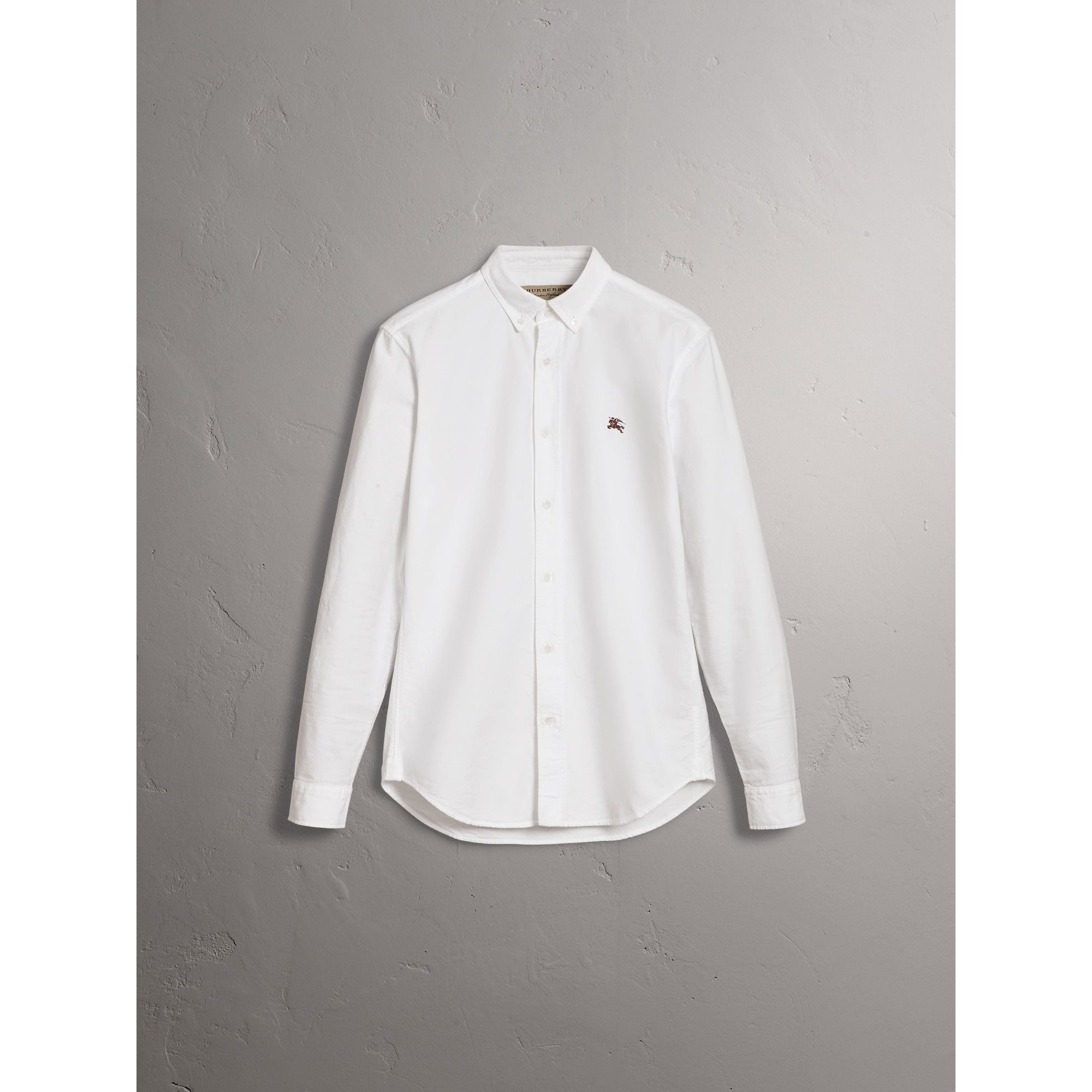 WHITE Chemise Oxford en coton