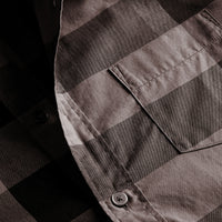 CHARCOAL Chemise en coton à motif check