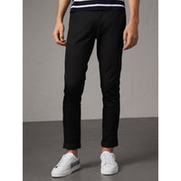 BLACK Pantalon chino slim en coton