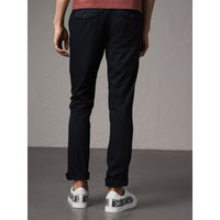 INK Pantalon chino slim en coton