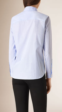 CITY BLUE Chemise en coton extensible à rayures