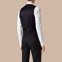 NAVY Gilet de coupe étroite en laine