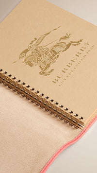 MAUVE PINK Agenda A5 en cuir grainé
