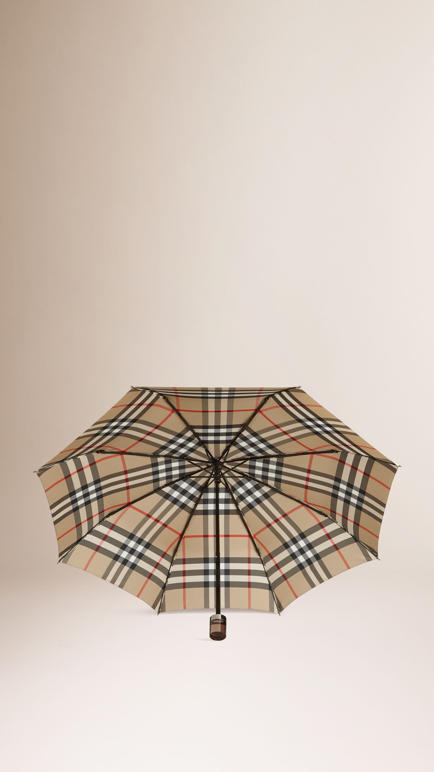 CAMEL CHECK Parapluie télescopique à motif check