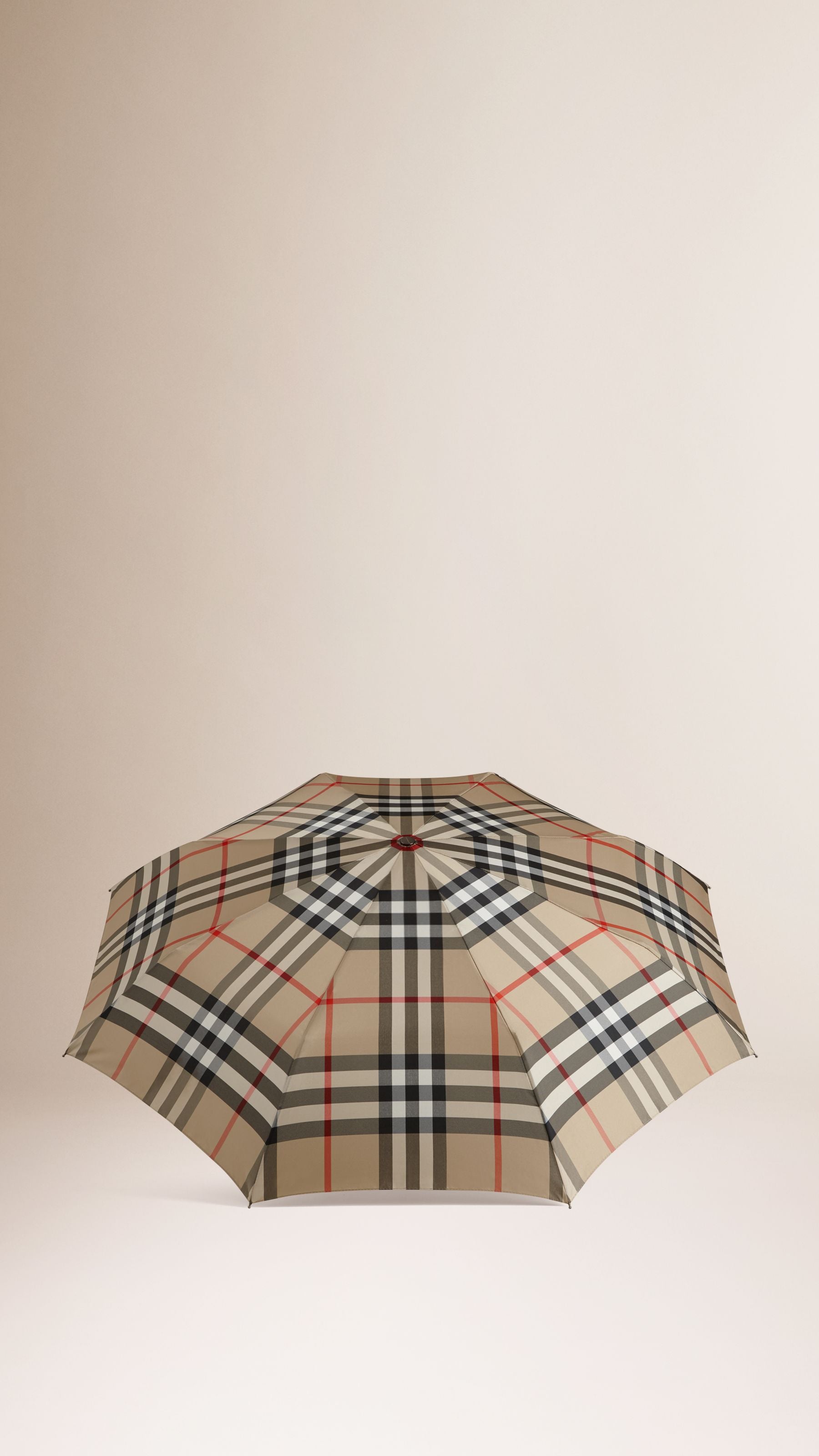 CAMEL CHECK Parapluie télescopique à motif check