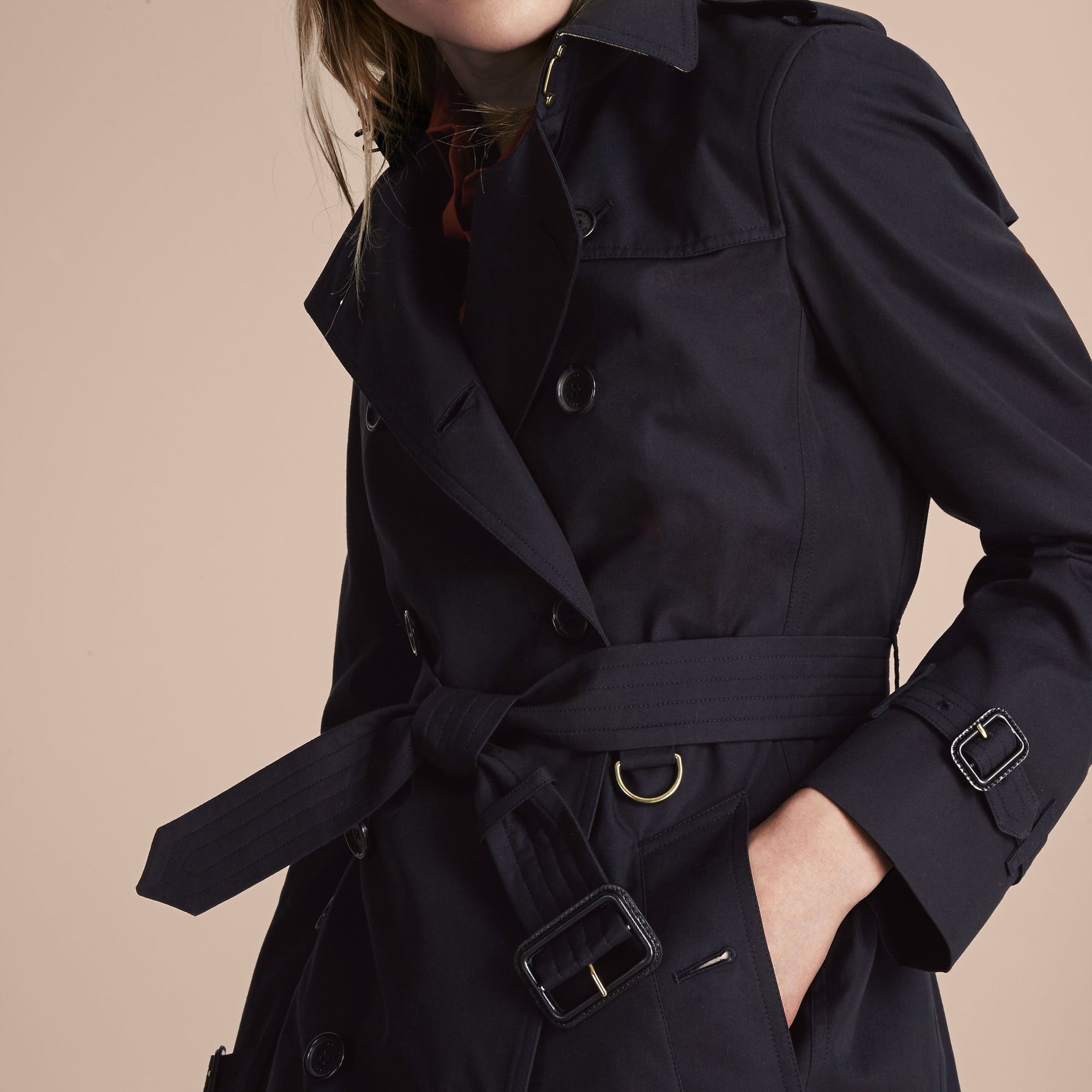 NAVY The Kensington – Trench-coat Heritage mi-long
