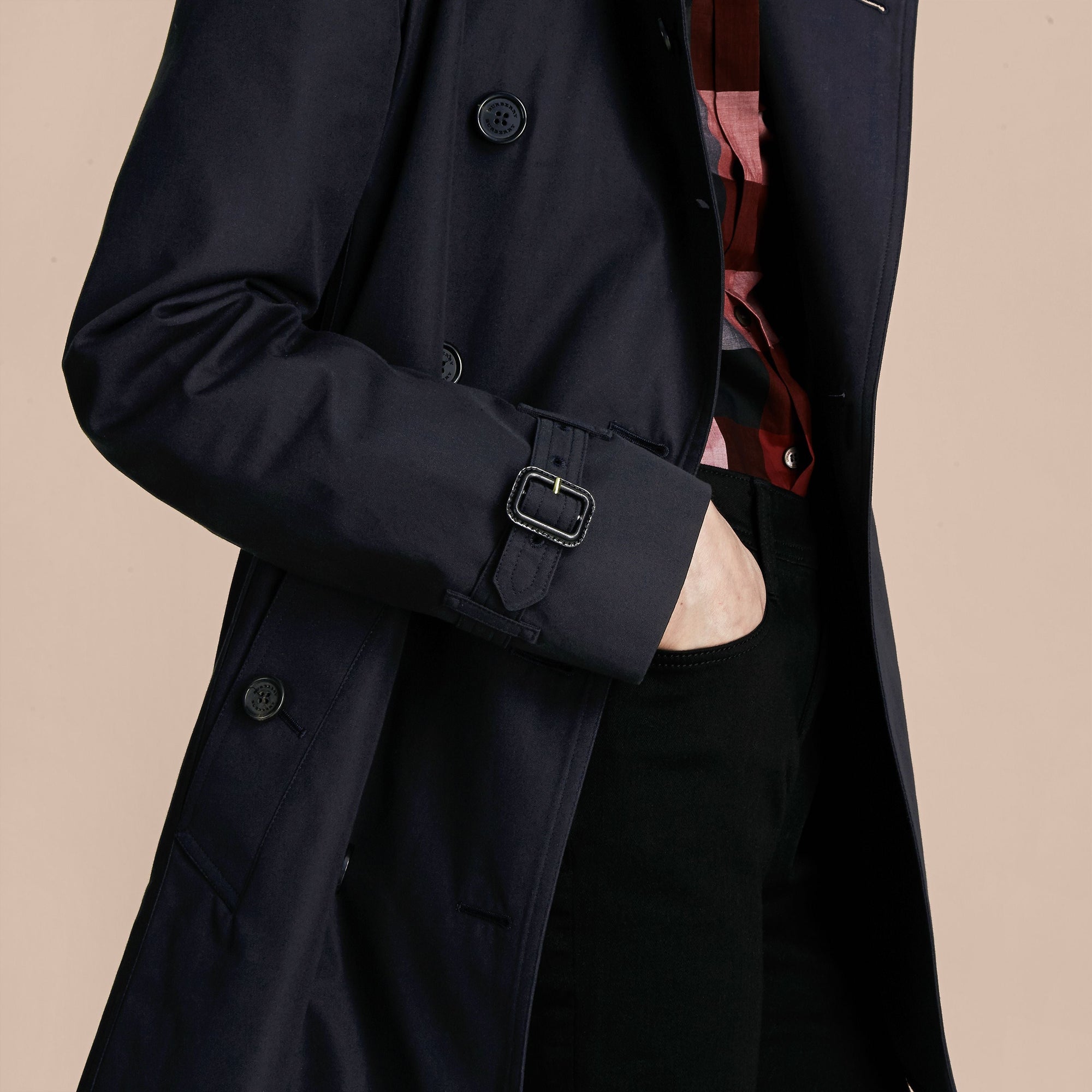 NAVY The Kensington – Trench-coat Heritage mi-long