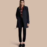 NAVY The Kensington – Trench-coat Heritage mi-long