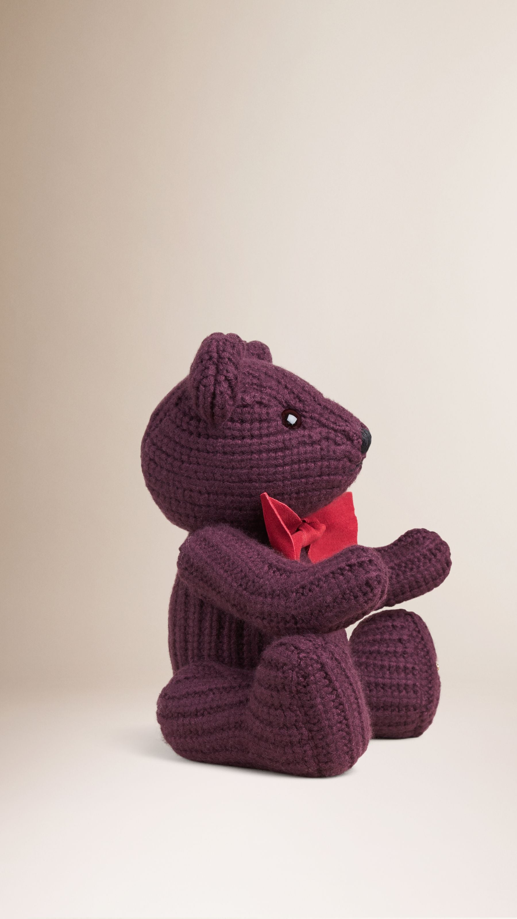 Teddy-bear en maille de cachemire - Baie de Sureau