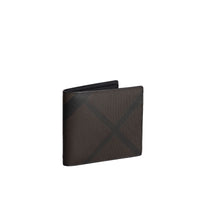CHOCOLATE/BLACK Portefeuille pour pièce d'identité à motif London check