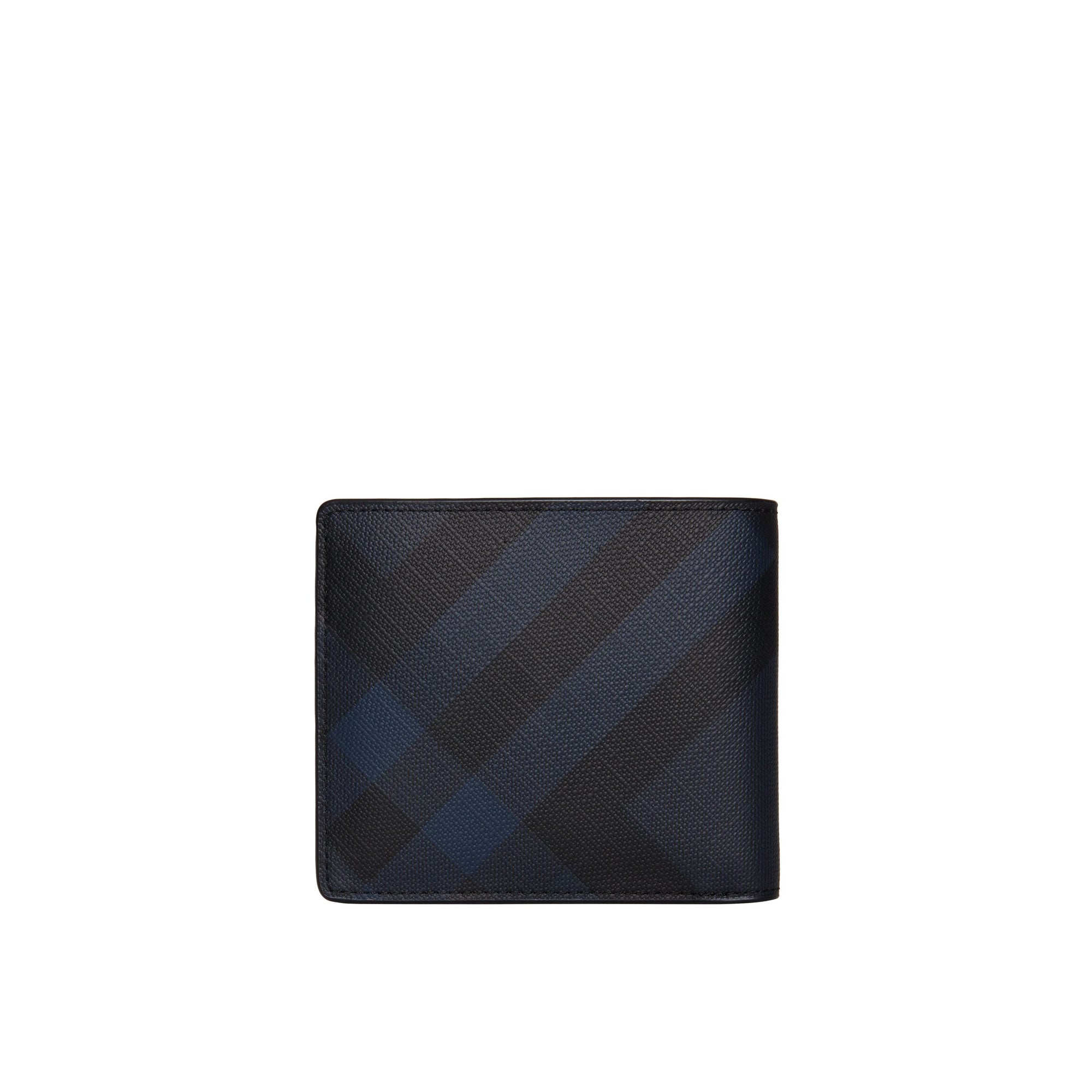 NAVY/BLACK Portefeuille à rabat multidevise en tissu London check
