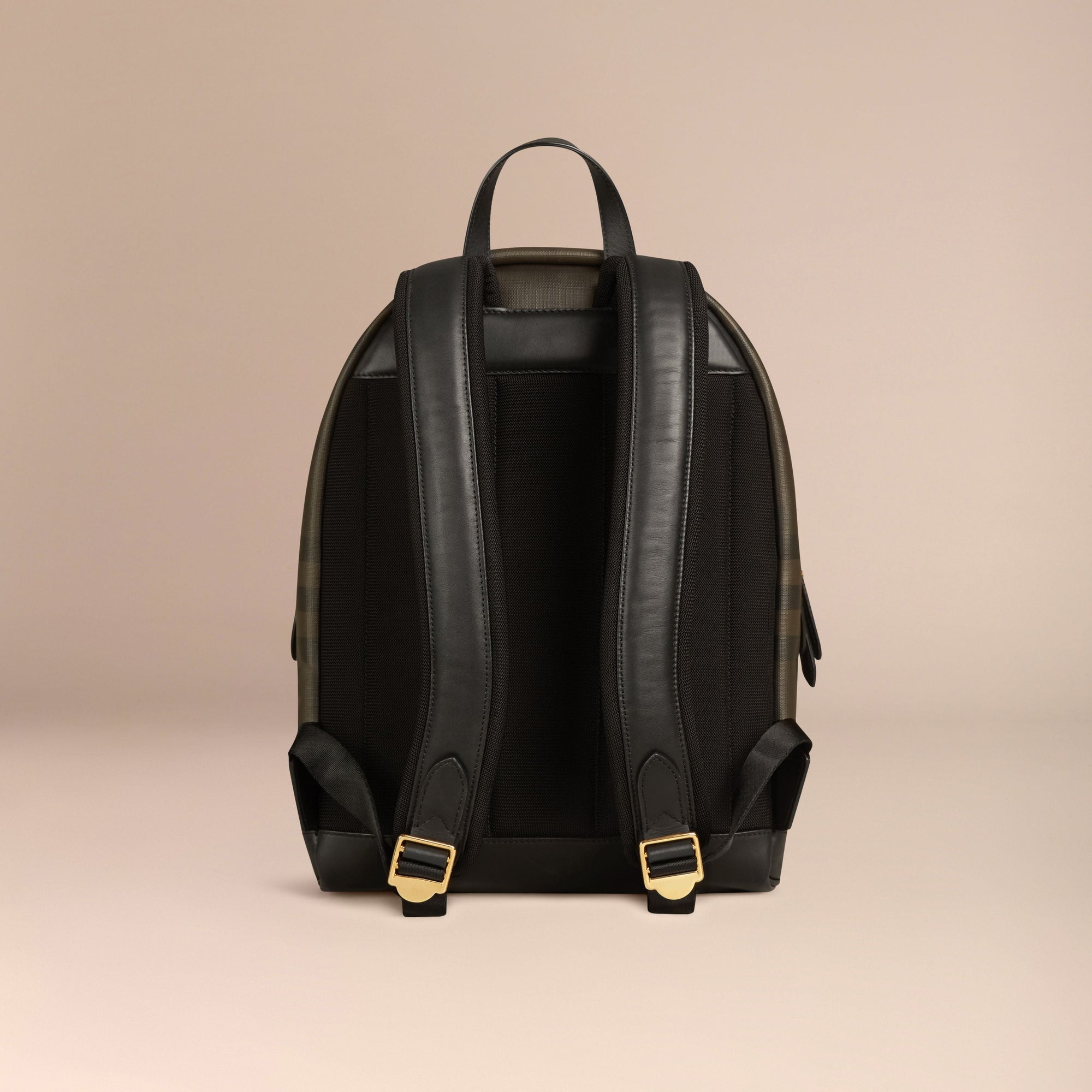 CHOCOLATE/BLACK Sac à dos à motif London check