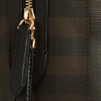 CHOCOLATE/BLACK Sac à dos à motif London check