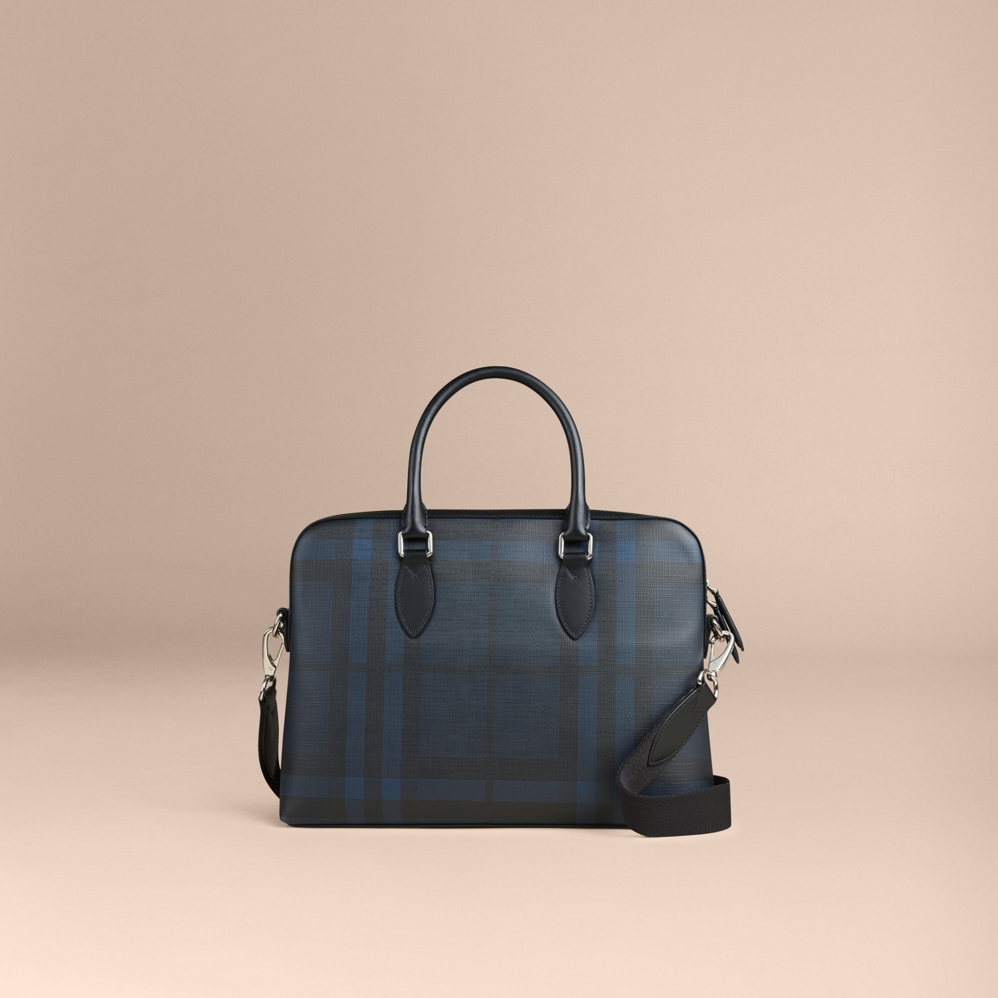 NAVY/BLACK Sac The Barrow à motif London check