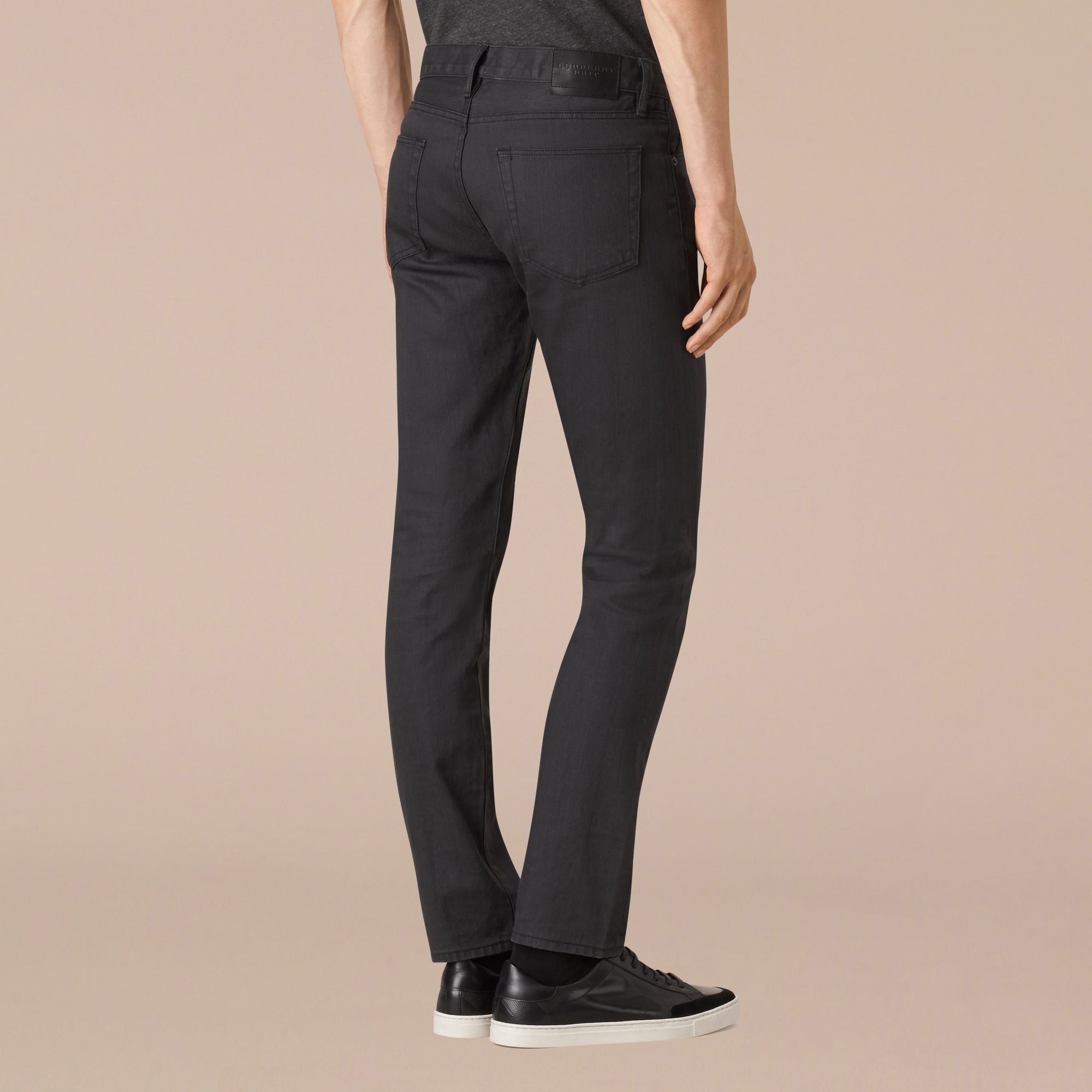 STORM GREY Jean selvedge japonais de coupe slim