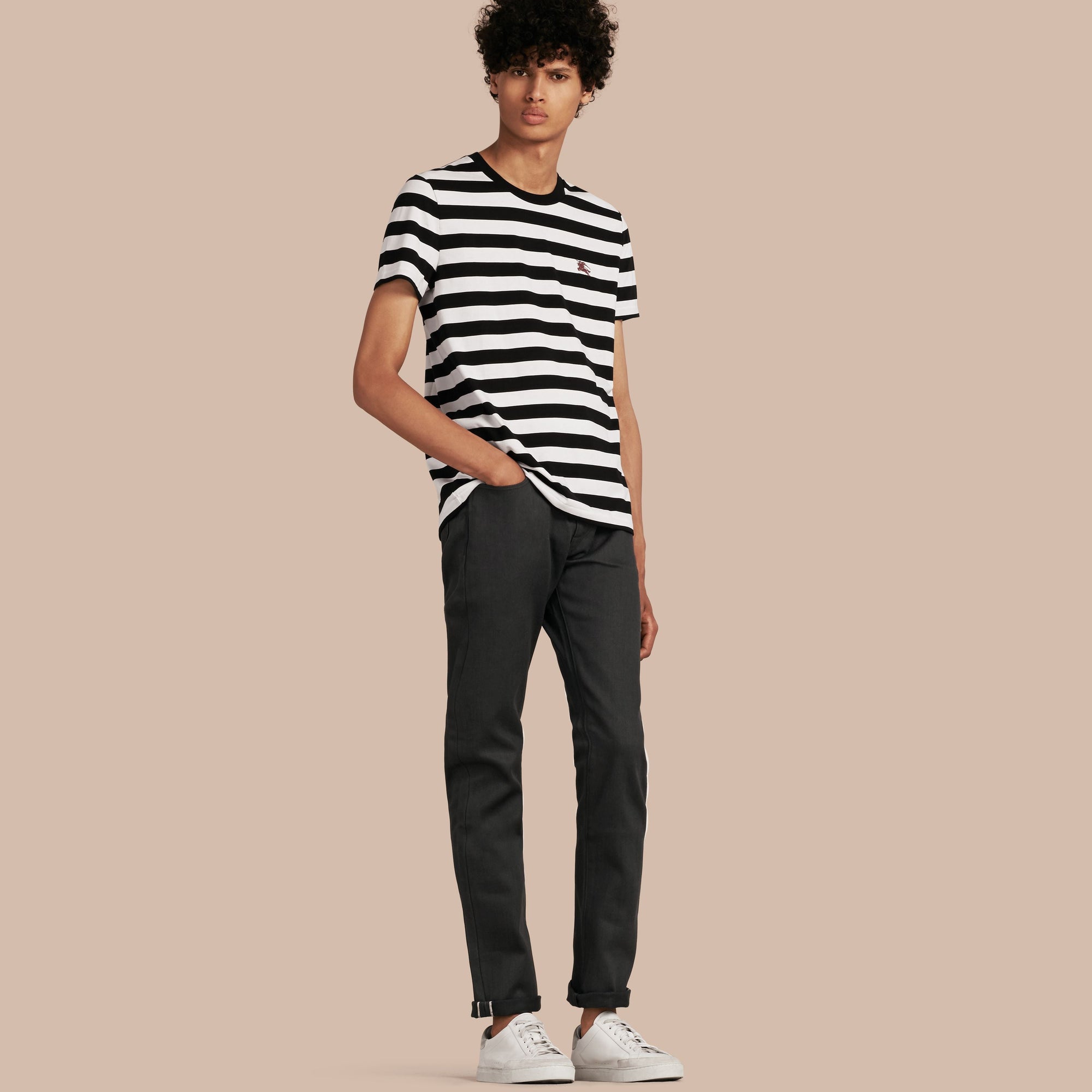 STORM GREY Jean selvedge japonais de coupe slim