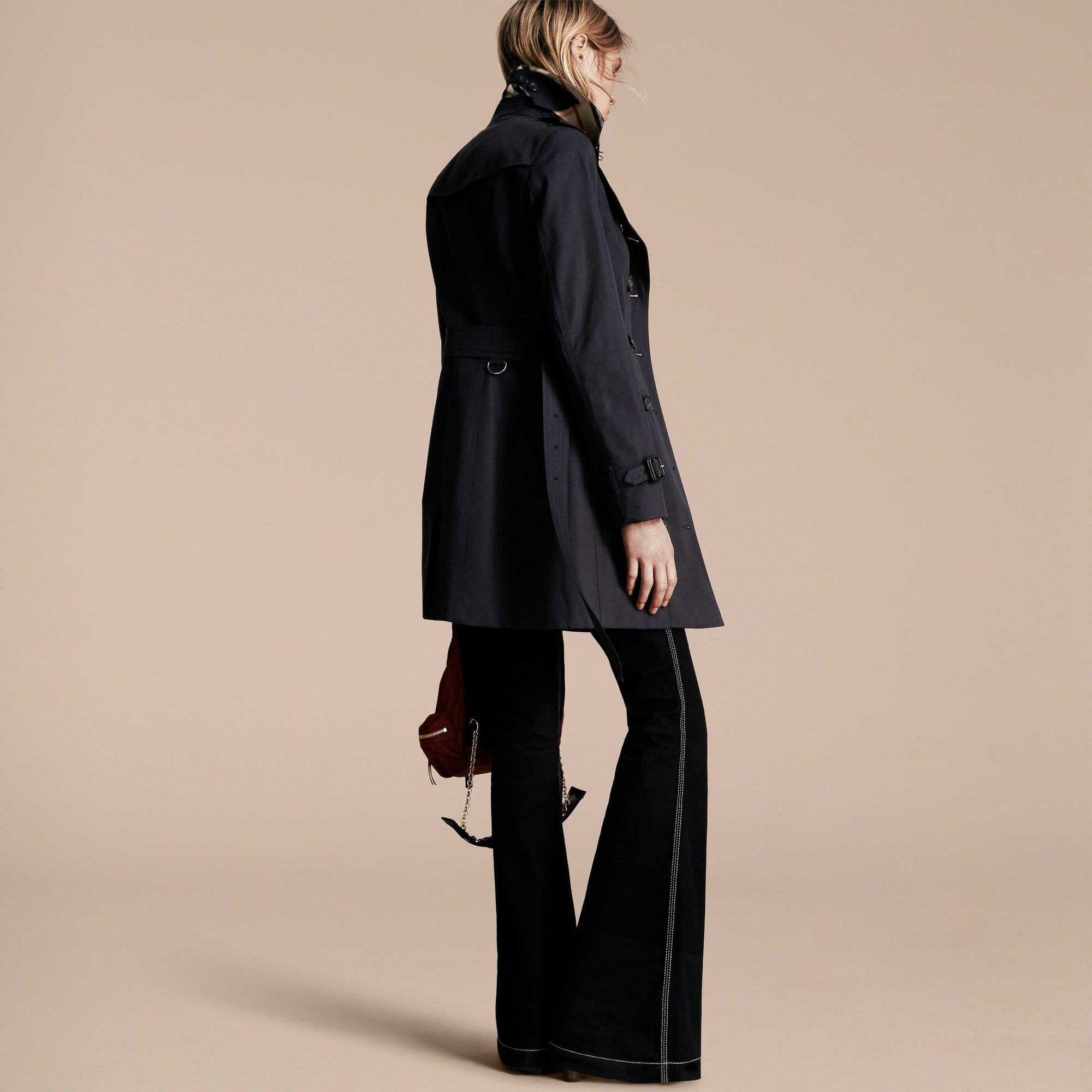NAVY The Sandringham – Trench-coat Heritage mi-long