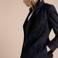 NAVY The Sandringham – Trench-coat Heritage mi-long