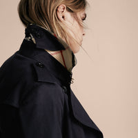 NAVY The Sandringham – Trench-coat Heritage mi-long