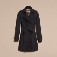 NAVY The Sandringham – Trench-coat Heritage mi-long