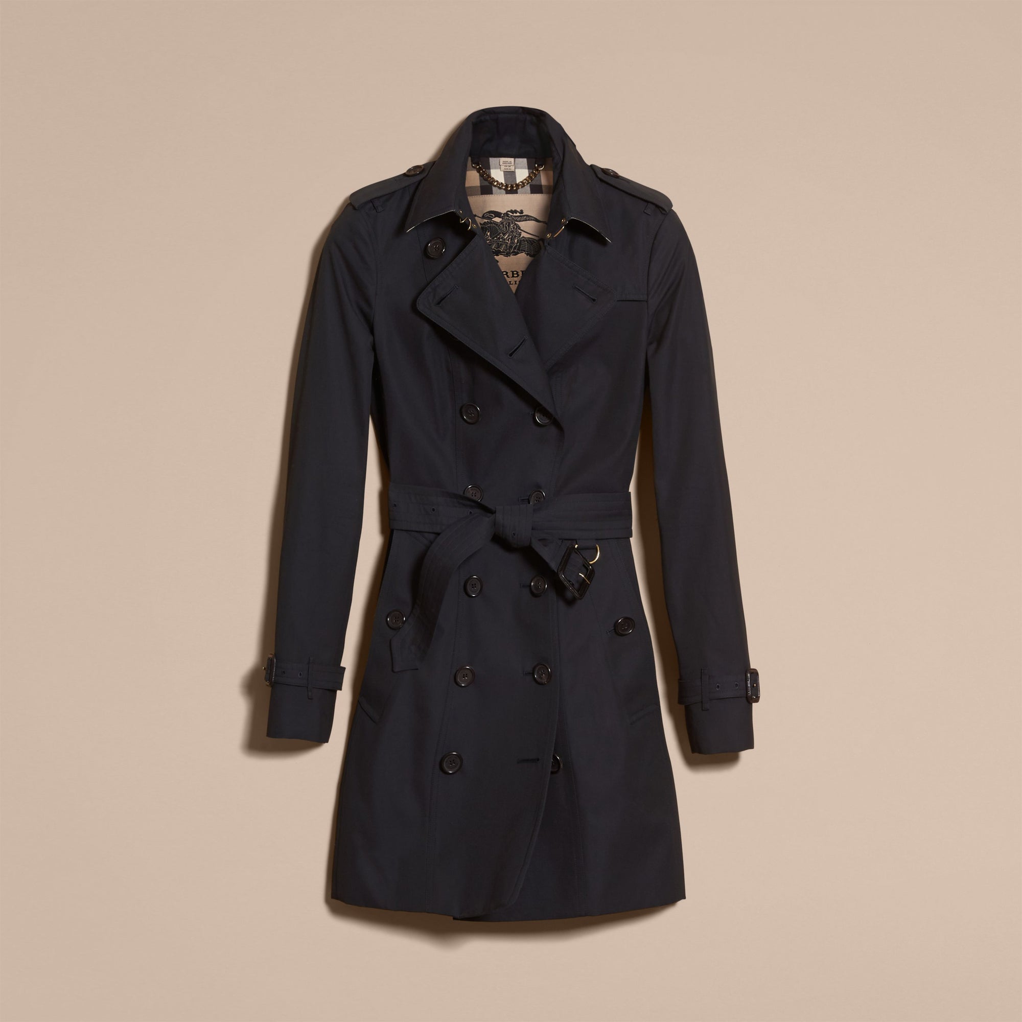 NAVY The Sandringham – Trench-coat Heritage mi-long