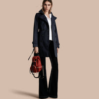 NAVY The Sandringham – Trench-coat Heritage mi-long