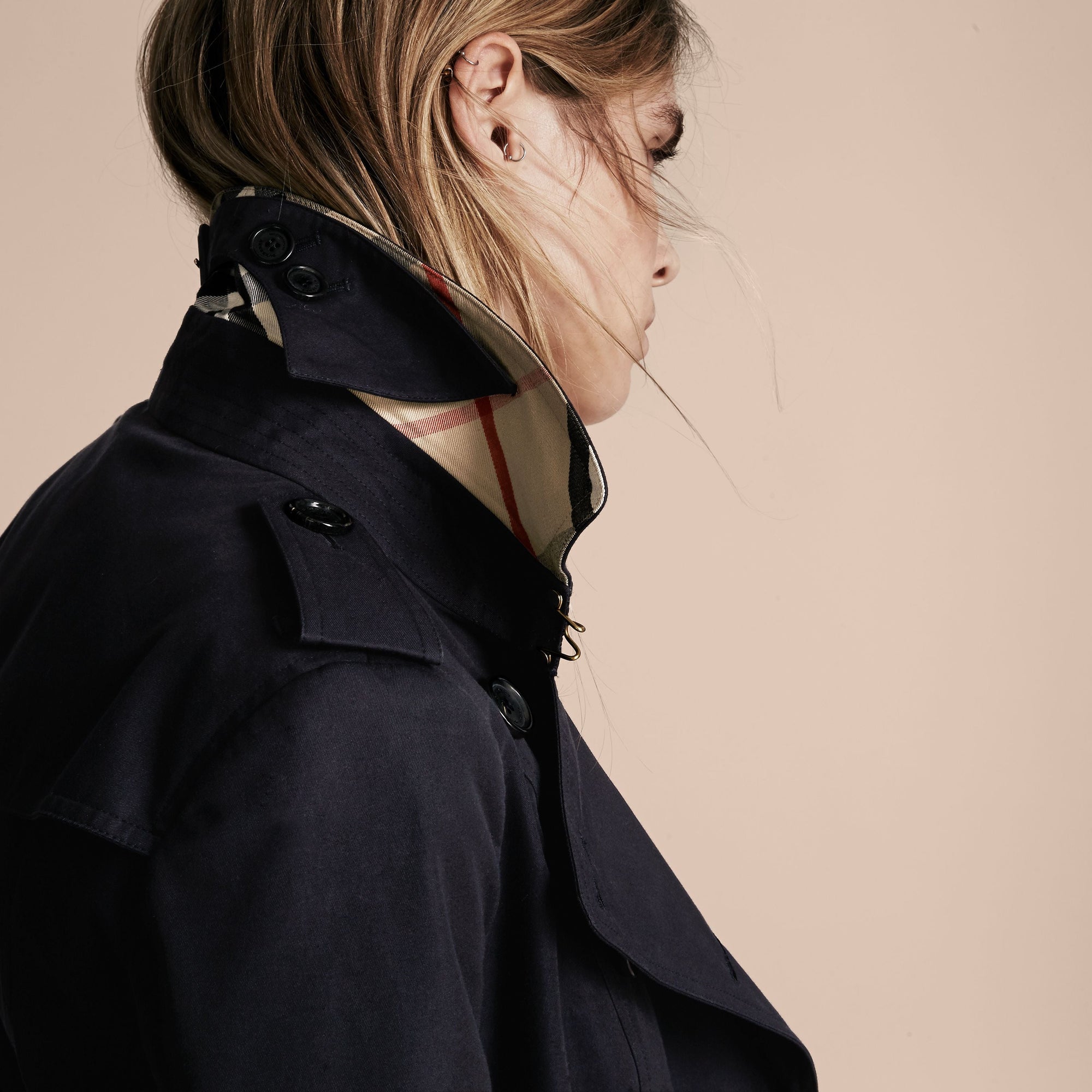 NAVY The Sandringham – Trench-coat Heritage long