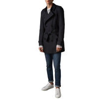 NAVY The Kensington – Trench mi-long