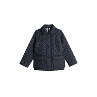 INK BLUE Veste matelassée légère avec capuche amovible