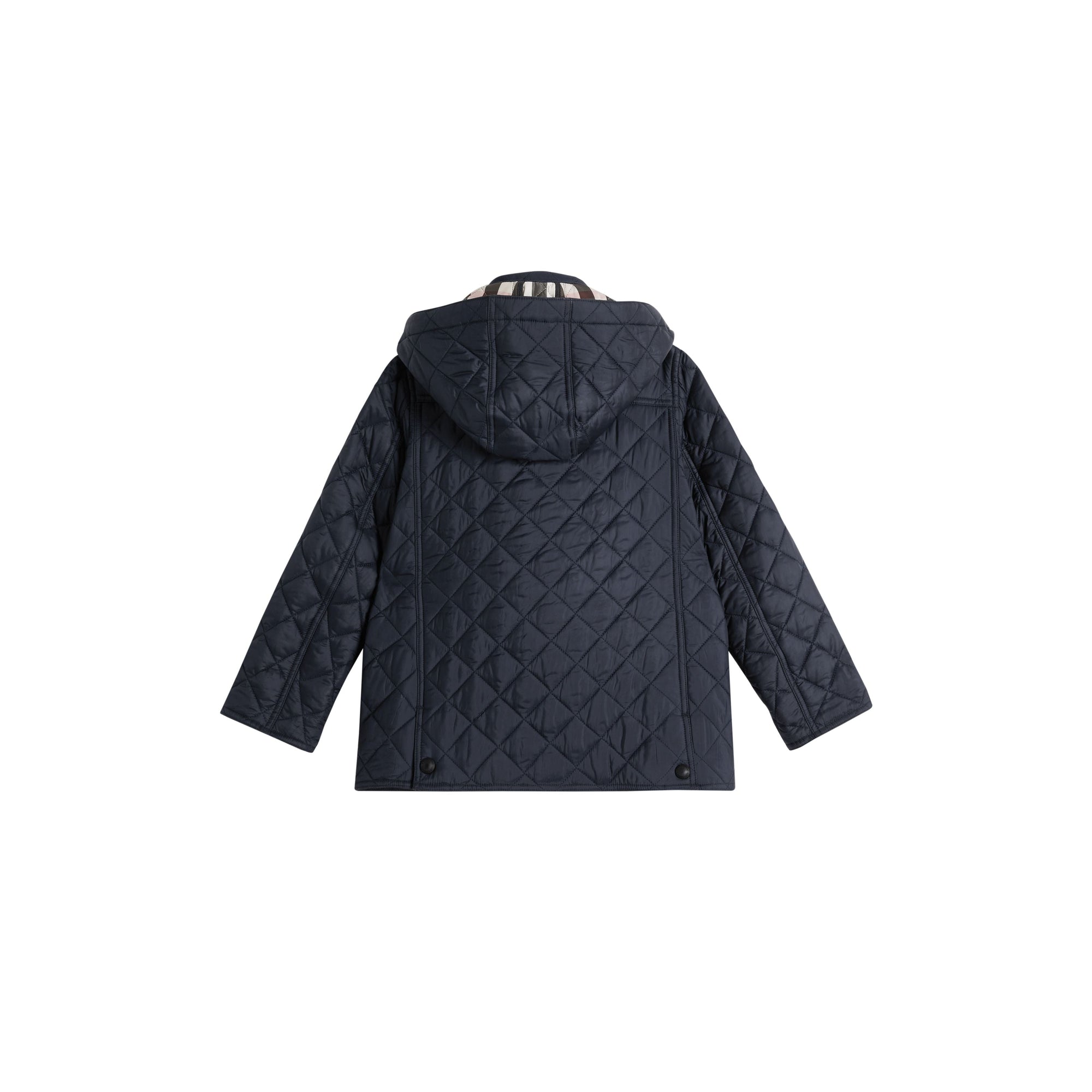 INK BLUE Veste matelassée légère avec capuche amovible