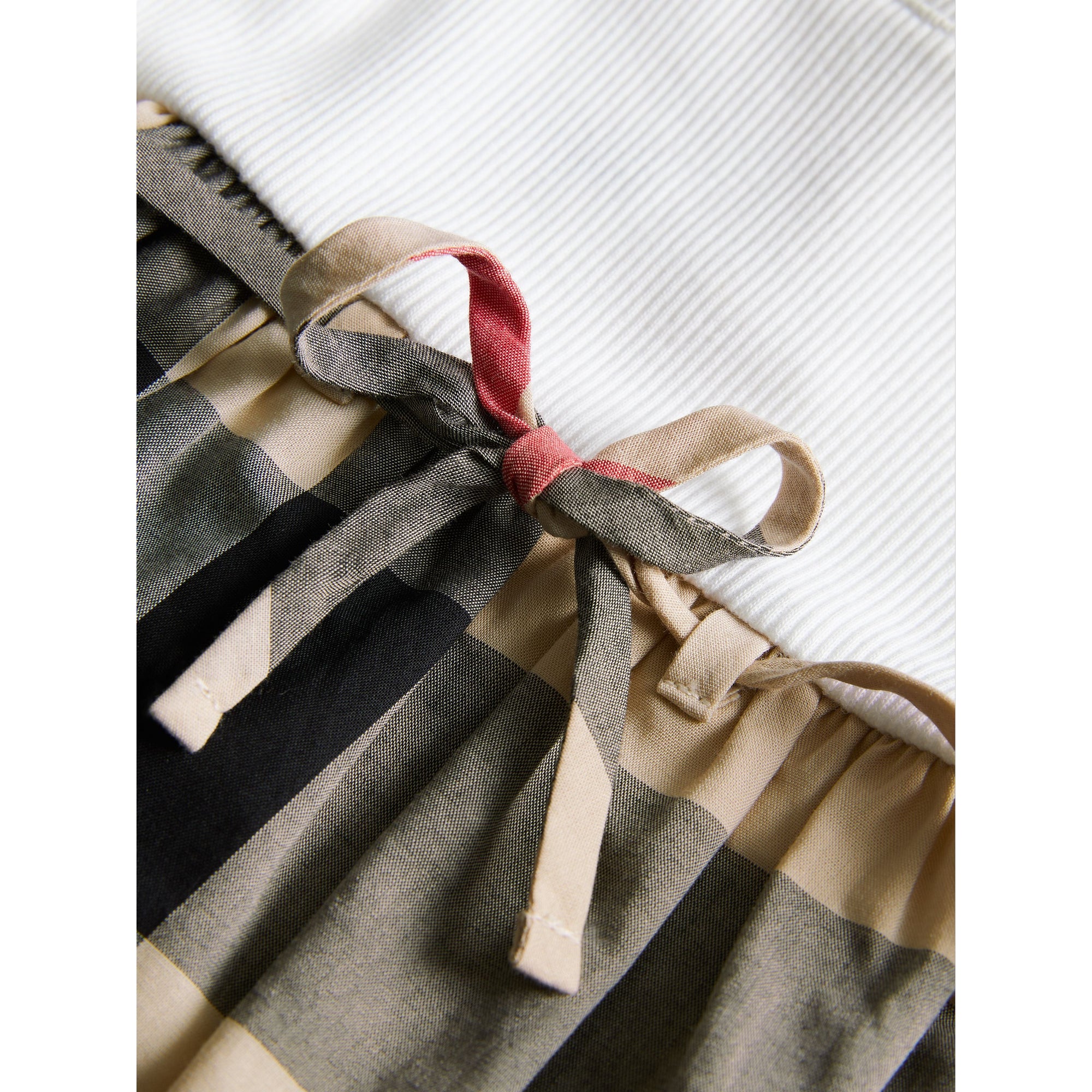 NEW CLASSIC CHECK Robe t-shirt en jersey de coton à motif check