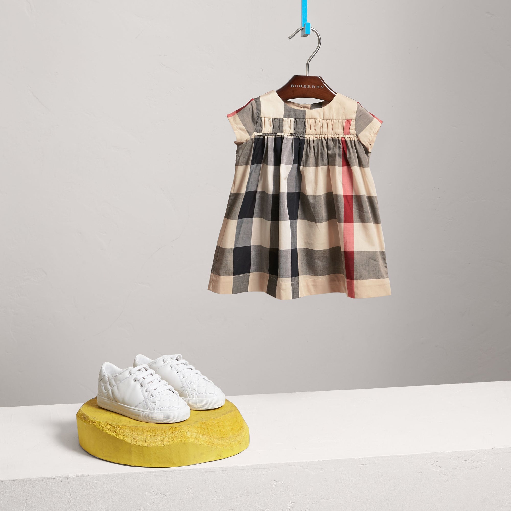 Robe en coton à motif check - Nouveau check classique