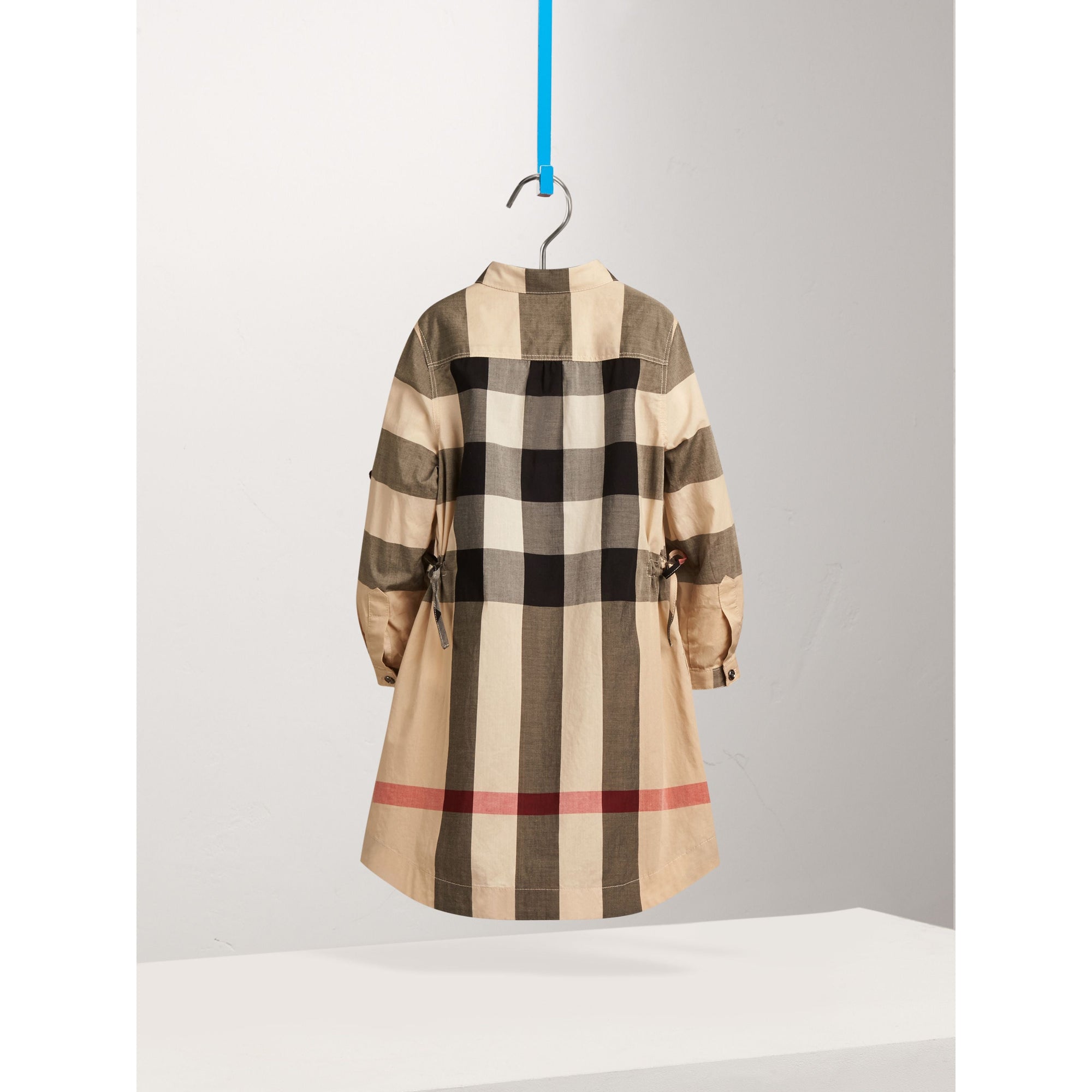 NEW CLASSIC CHECK Robe chemise en coton à motif check
