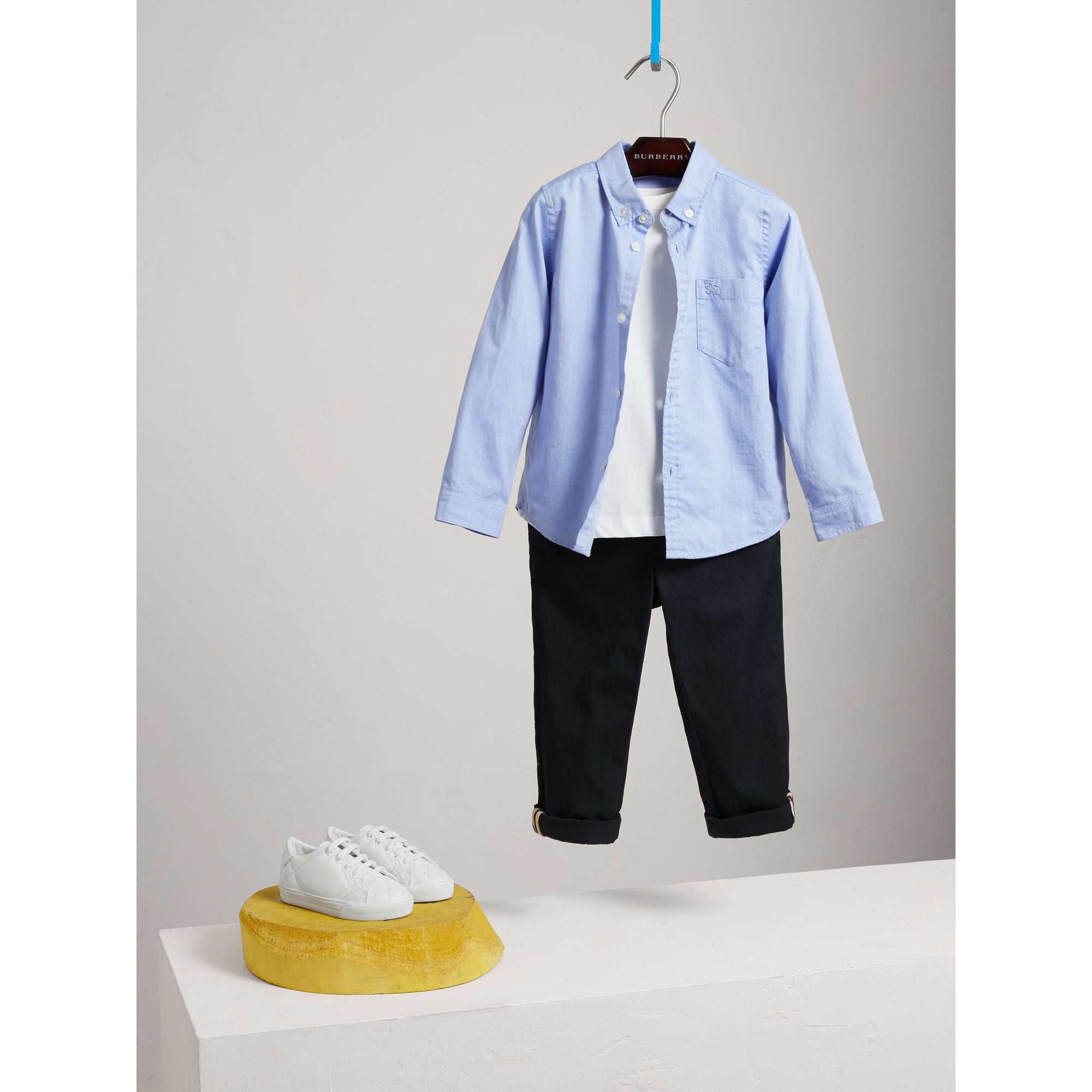 CORNFLOWER BLUE Chemise Oxford classique