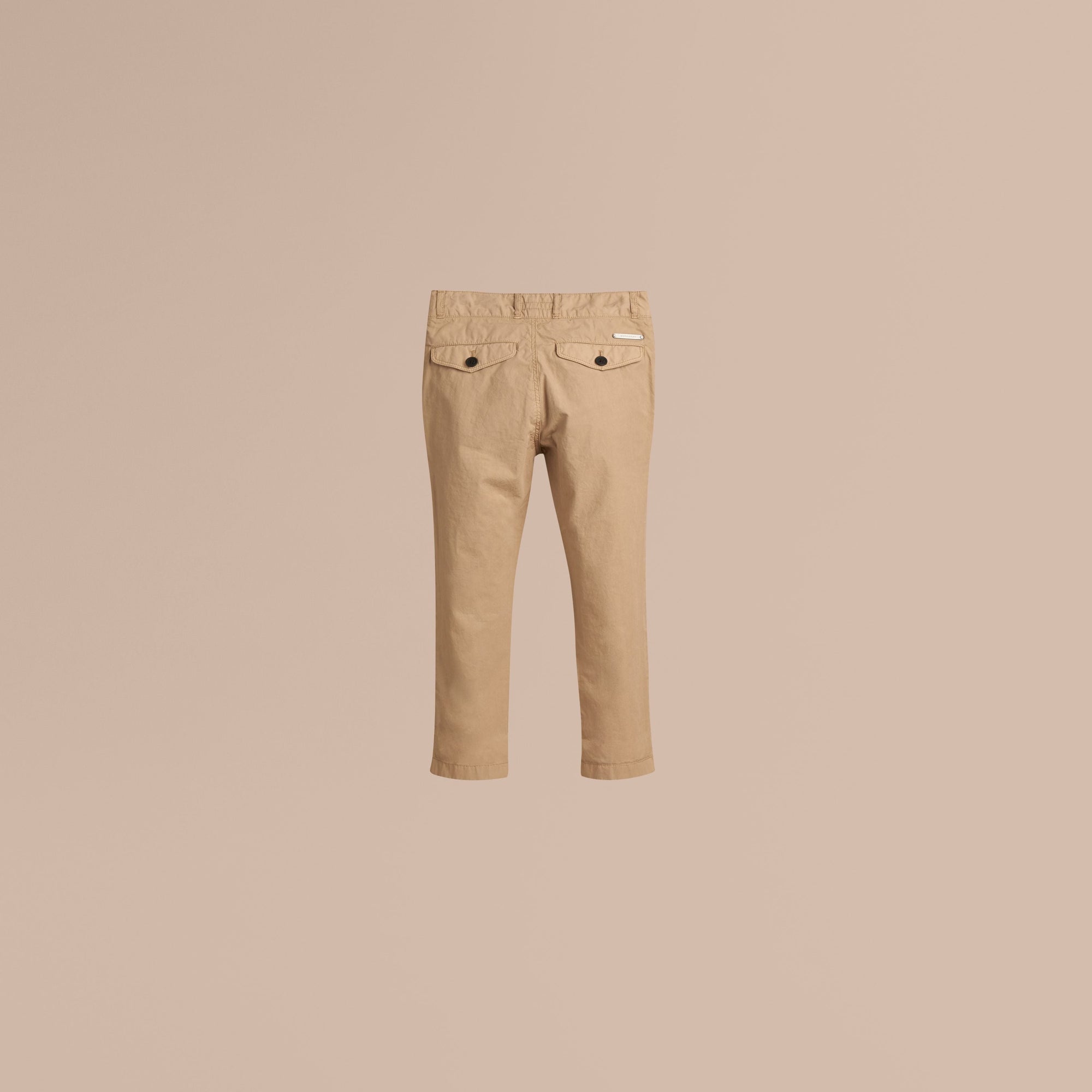 HONEY Pantalon chino léger en sergé de coton