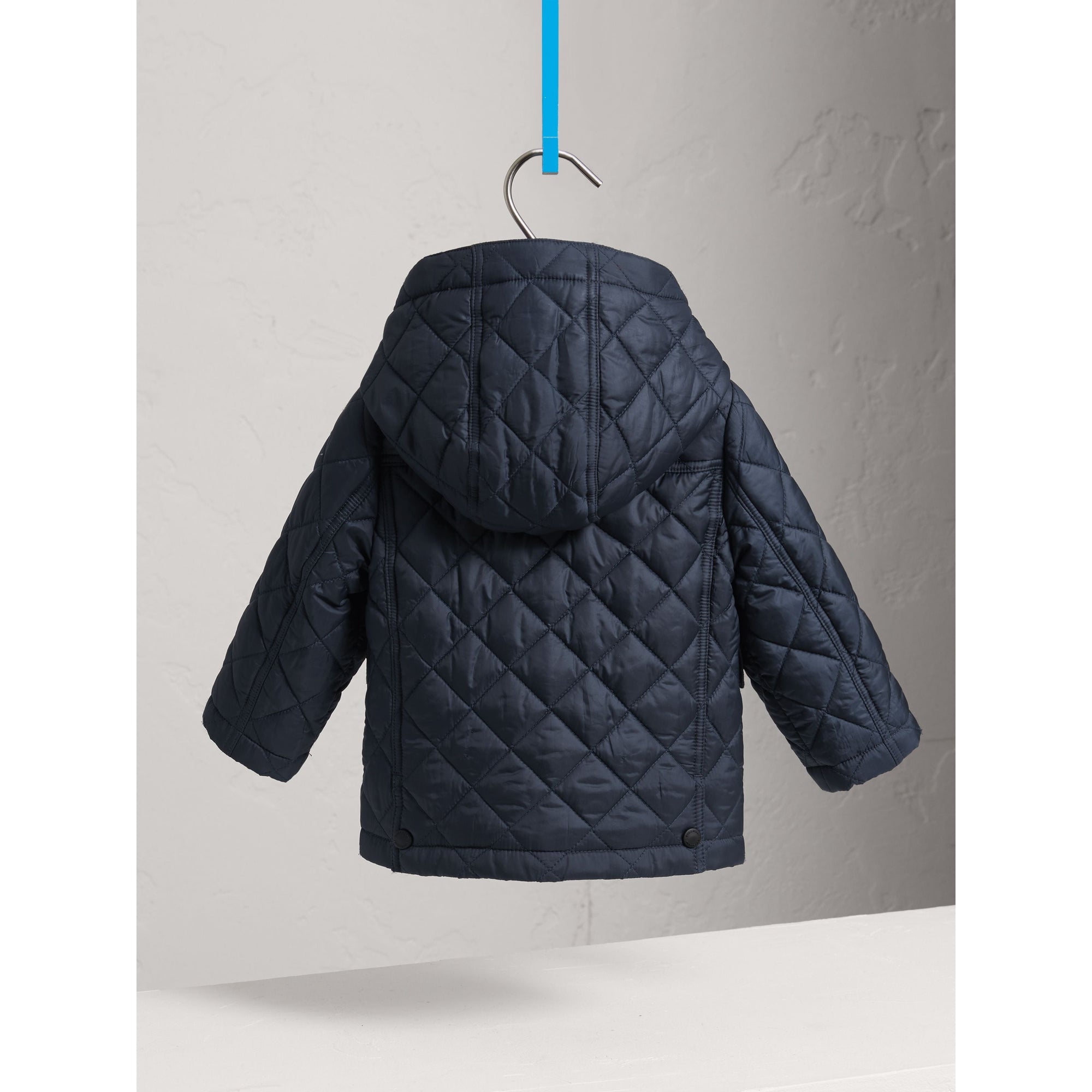 INK BLUE Veste matelassée avec détails check