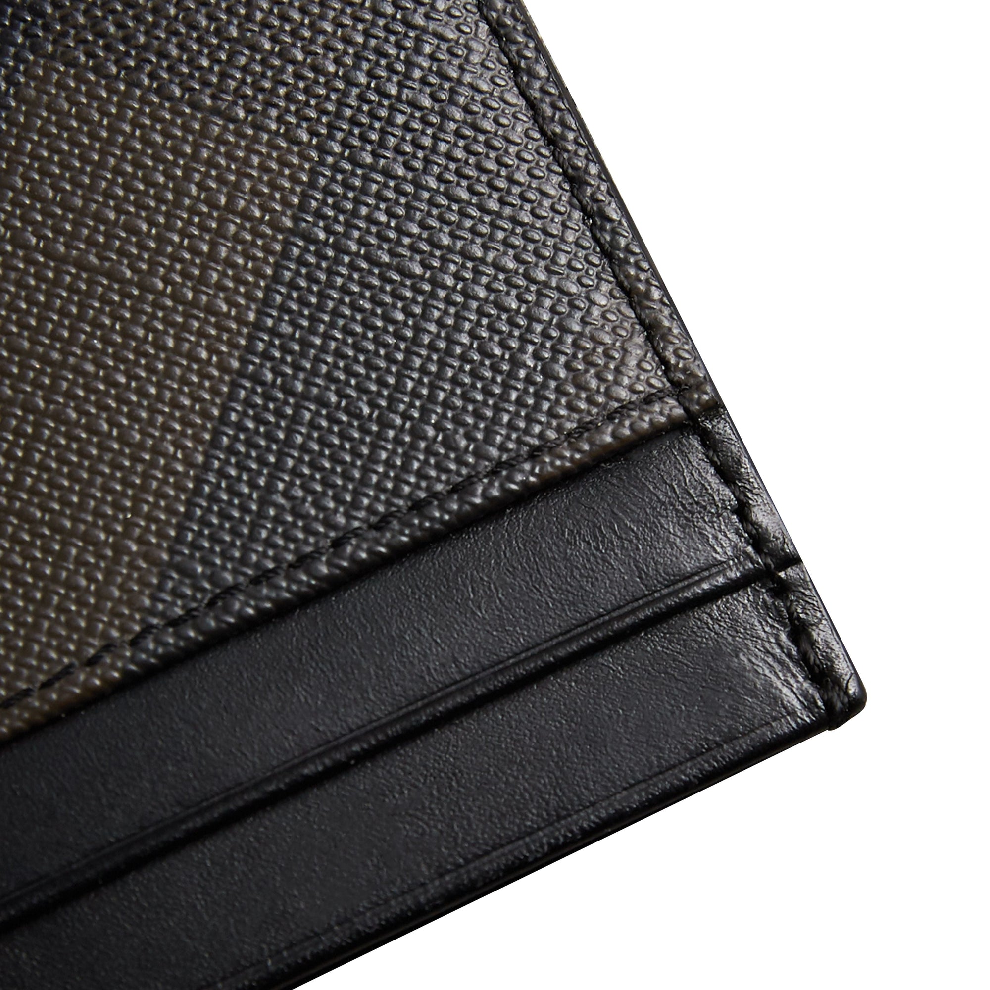 CHOCOLATE/BLACK Porte-cartes à motif London check