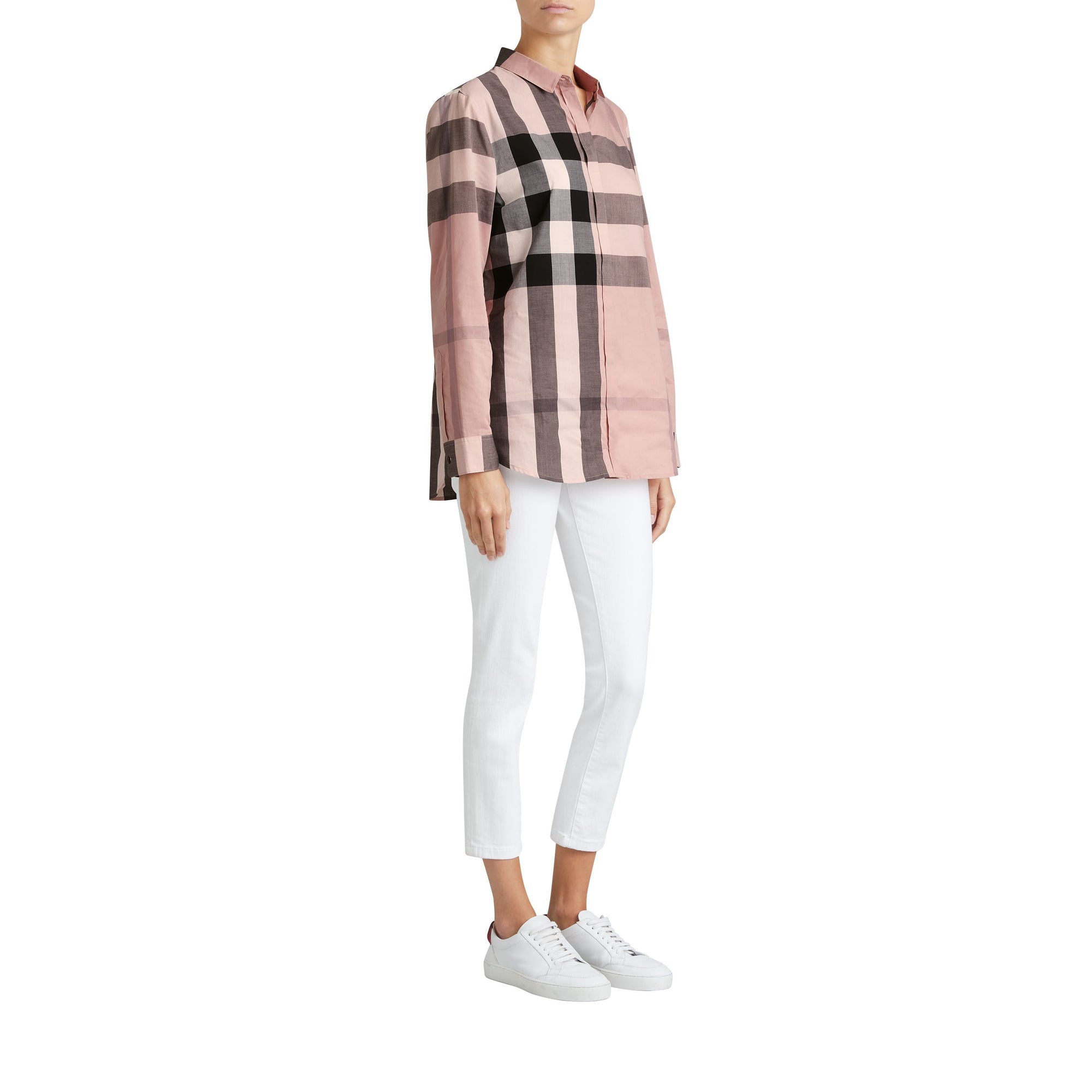 ANTIQUE PINK Chemise en coton à motif check