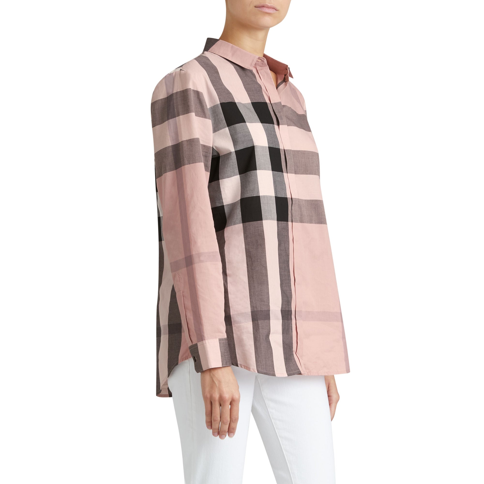 ANTIQUE PINK Chemise en coton à motif check