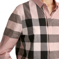 ANTIQUE PINK Chemise en coton à motif check