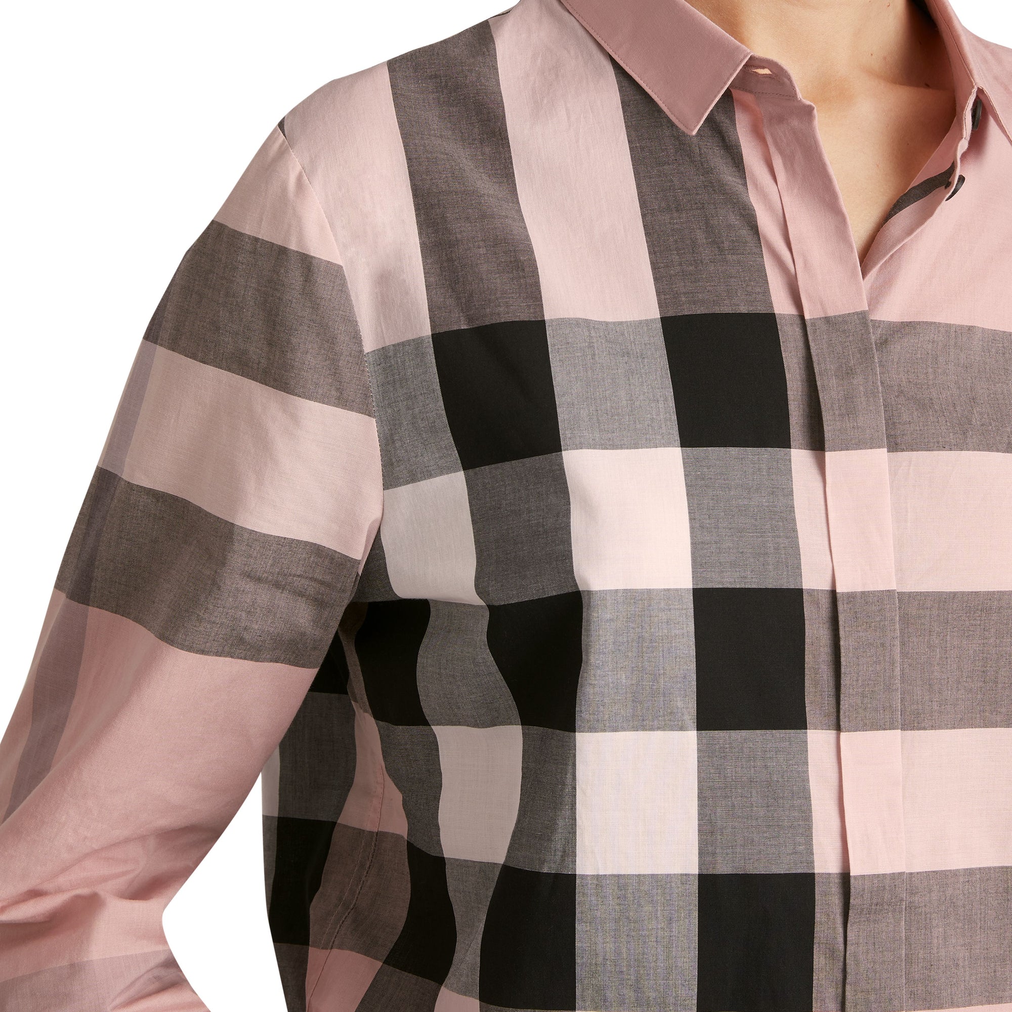 ANTIQUE PINK Chemise en coton à motif check