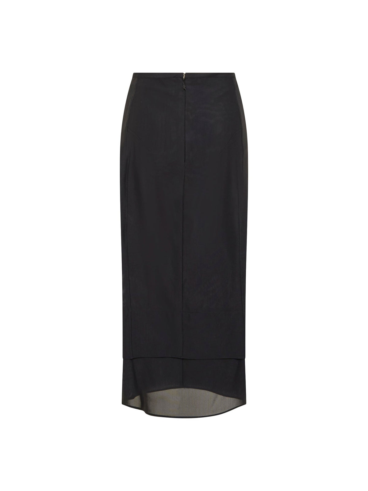 Jupe crayon en tulle - Noir
