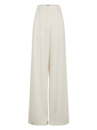 Pantalon coupe large en crêpe - Blanc Optique
