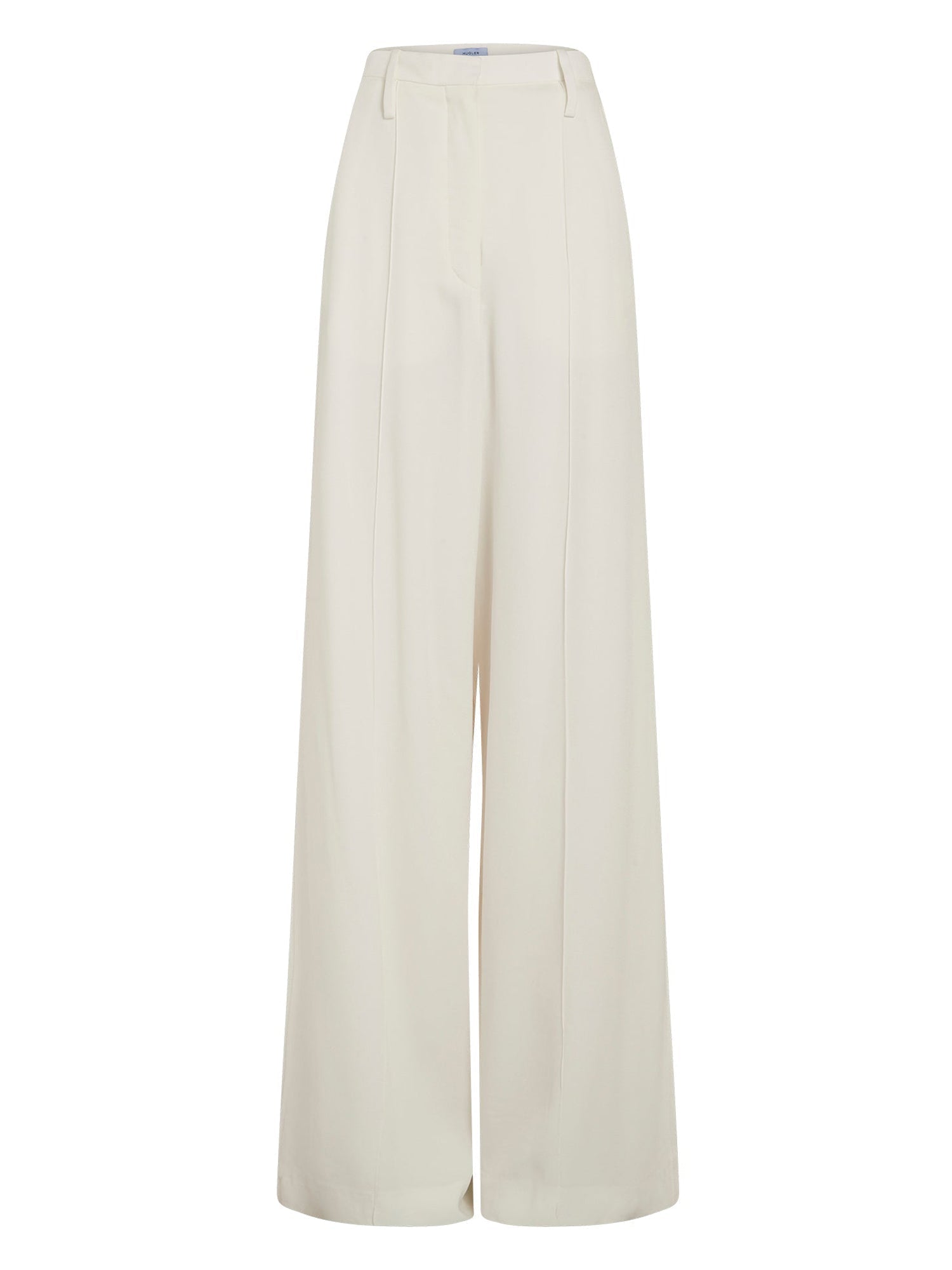 Pantalon coupe large en crêpe - Blanc Optique