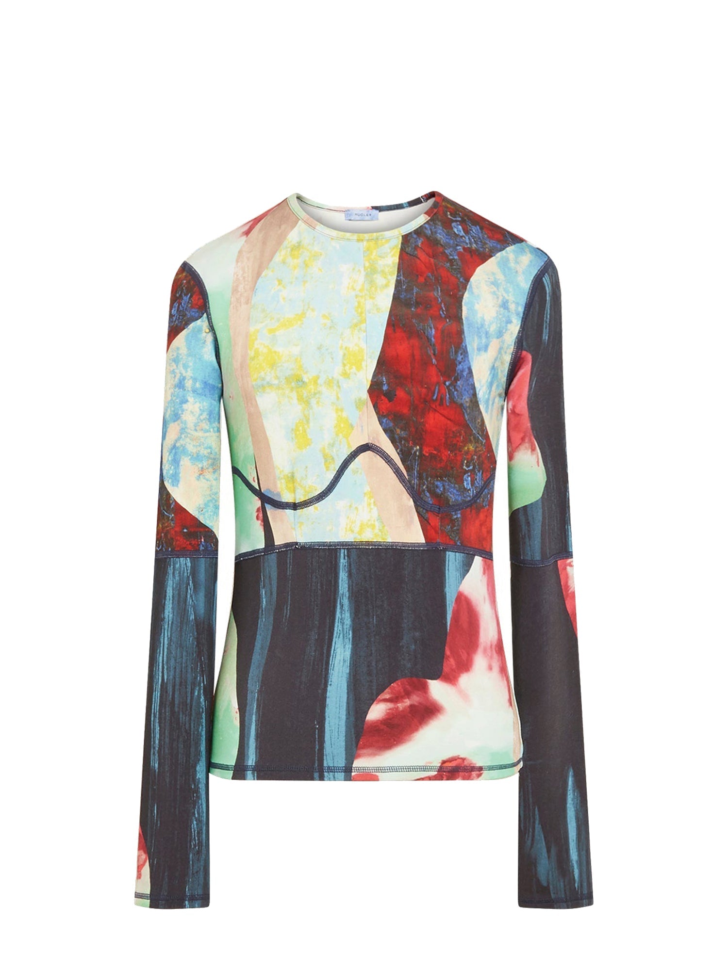 Top imprimé graphique - Collage Print Multi