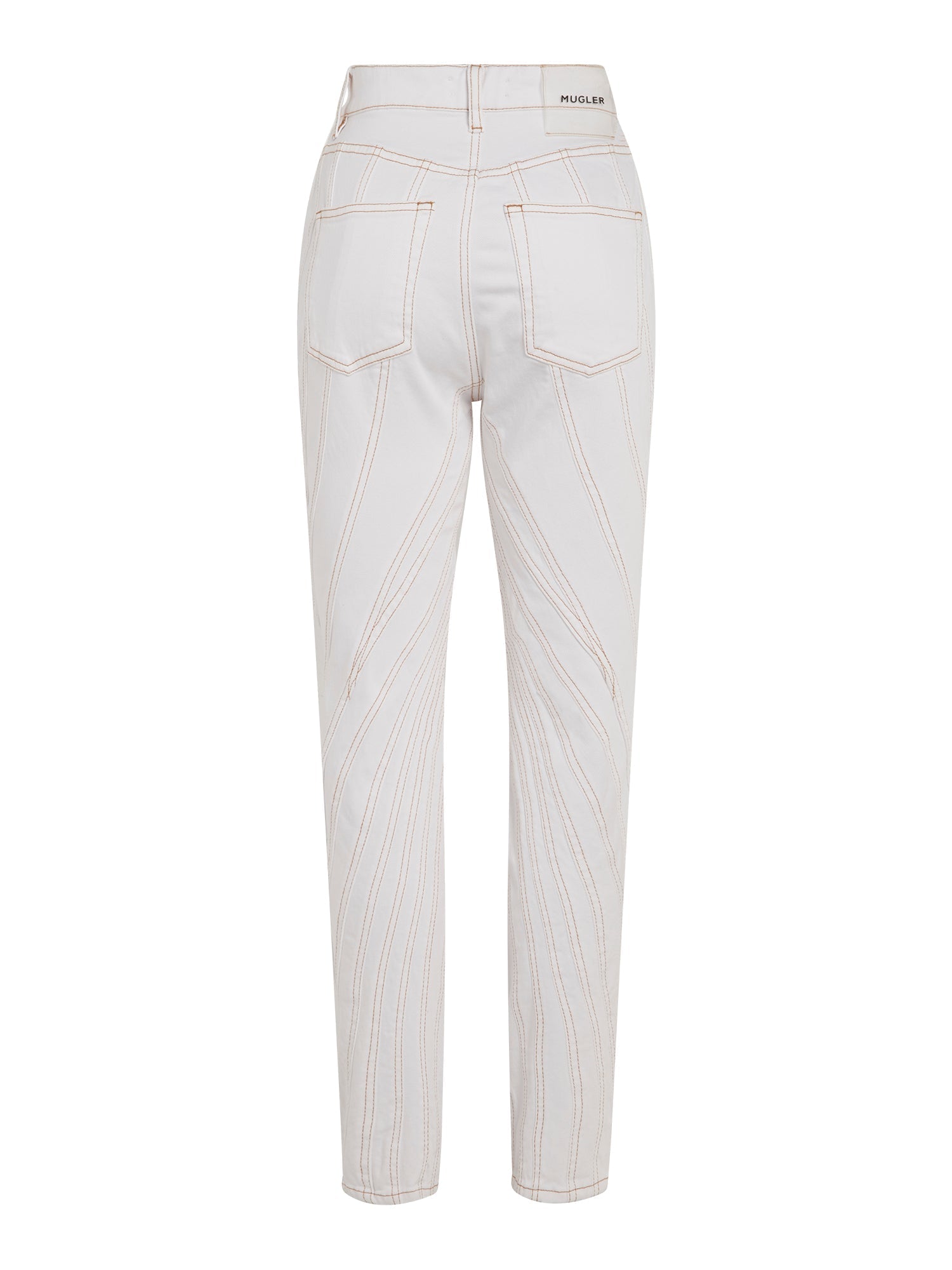 Jean spirale coupe slim - Blanc