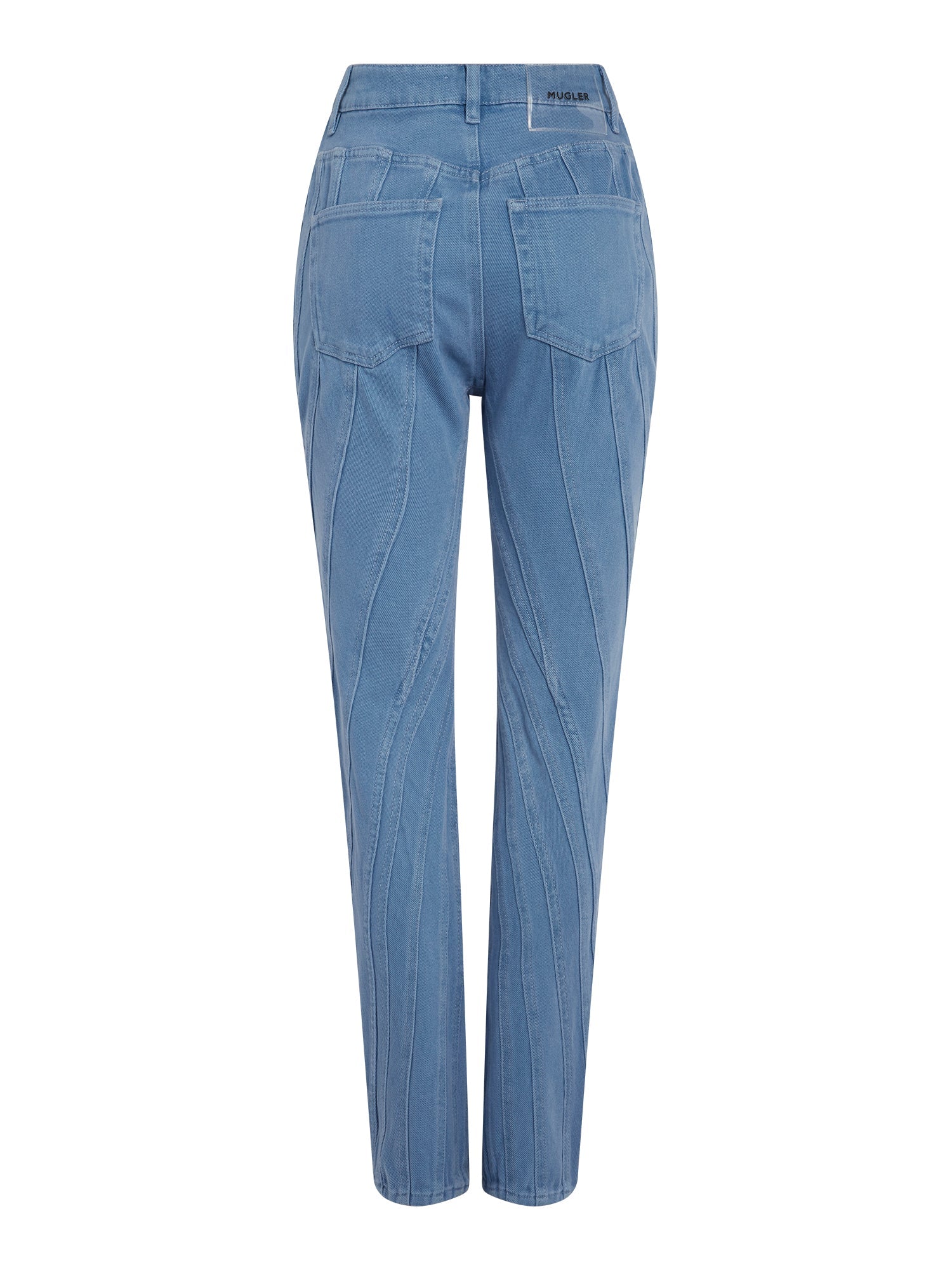 Jean spirale coupe slim - Bleu Mugler