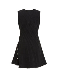 Robe en jean spirale - Noir